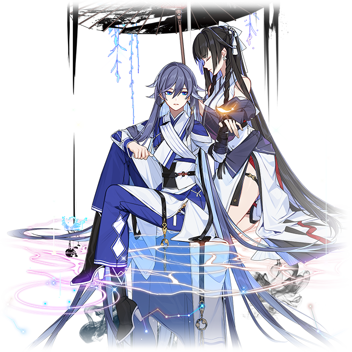 fu hua and lin zhaoyu (honkai and 1 more)