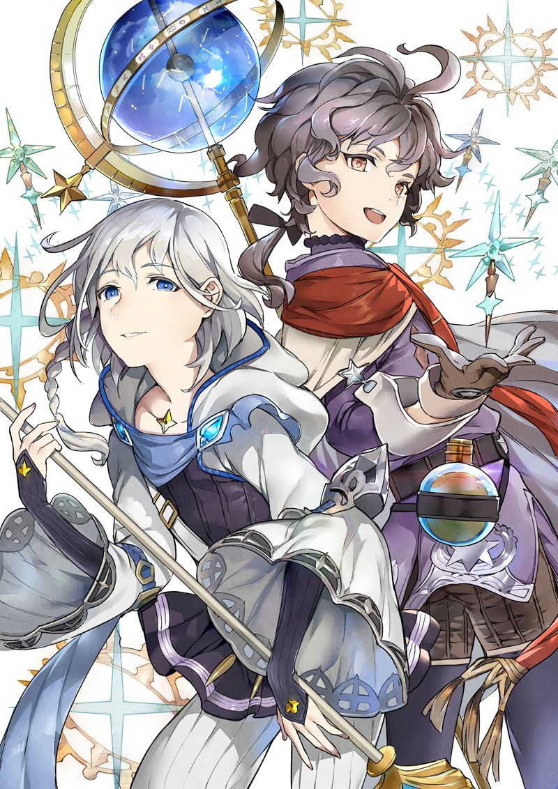 noa and johann (granblue fantasy) drawn by mikurou_(nayuta)