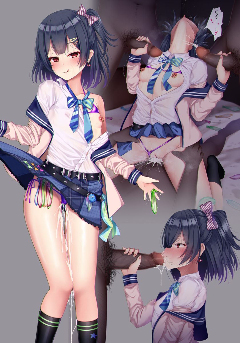 morino rinze (idolmaster and 1 more) drawn by puririn