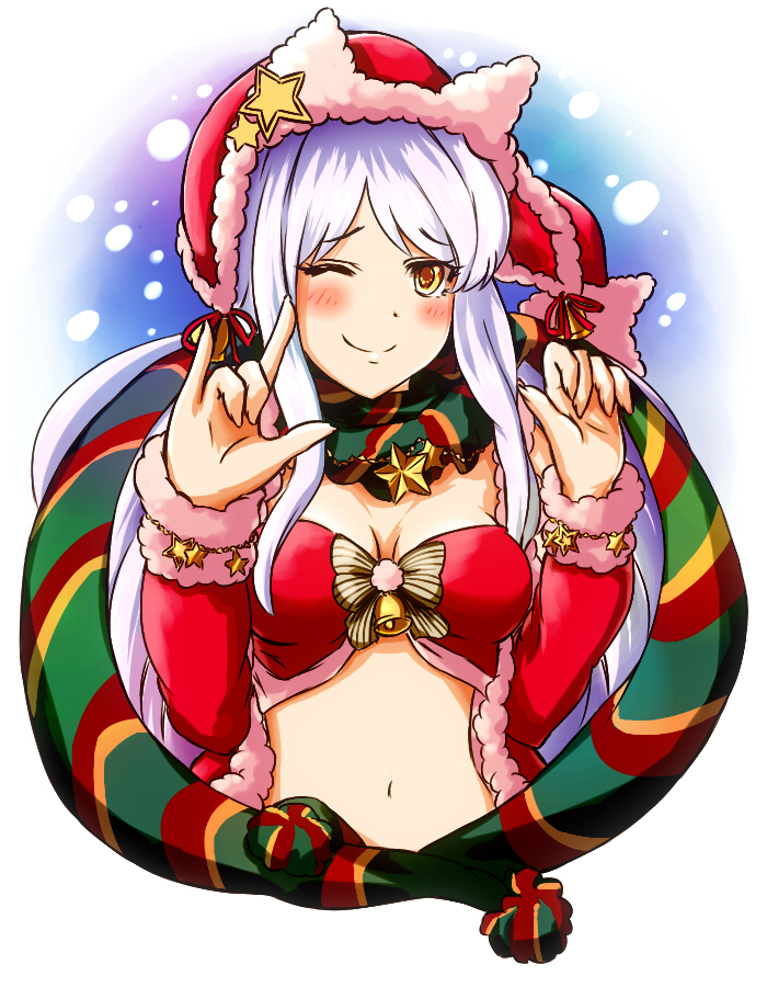 eve santaclaus (idolmaster and 1 more) drawn by torako_(toramaru)