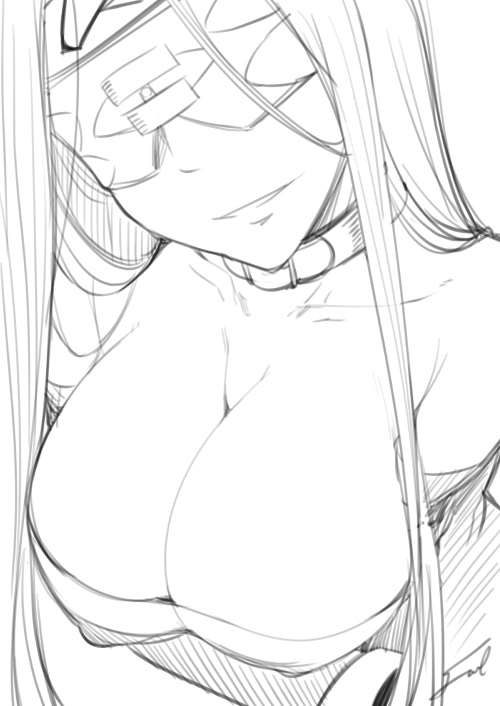 medusa (fate and 1 more) drawn by fue_(rhomphair)