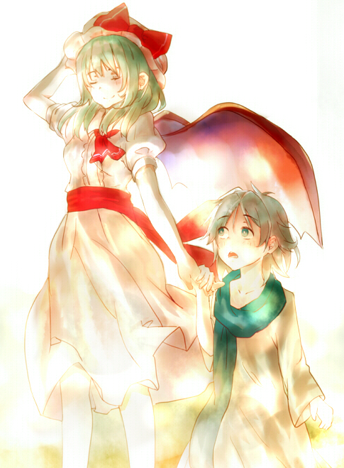 remilia scarlet and izayoi sakuya (touhou) drawn by kanamishiu