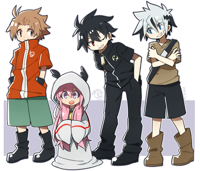 alba, ruki, ross, and crea (sen'yuu.) drawn by ryokoubato