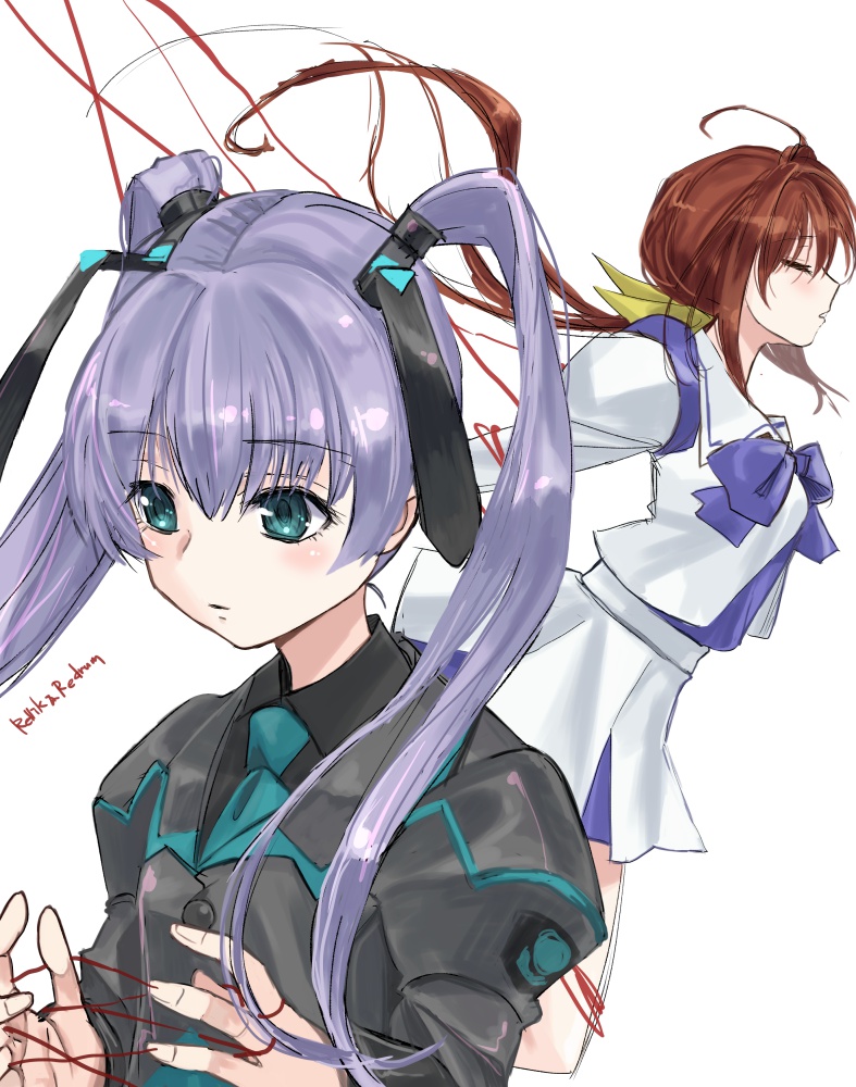 kagami sumika and yashiro kasumi (muv-luv and 1 more) drawn by jun_(rellik_&_redrum)