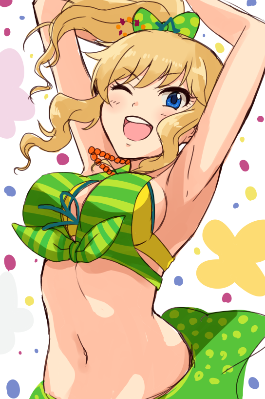ohtsuki yui (idolmaster and 1 more) drawn by keikesu