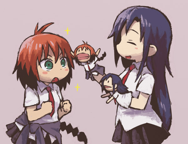 goshiki agiri and unused character (kill me baby) drawn by namu_(nurui_cha)