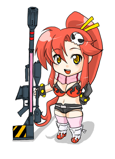 yoko littner (tengen toppa gurren lagann) drawn by sukima_(pixiv12253)