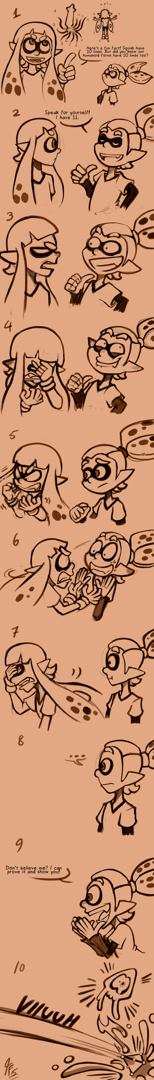 inkling player character, inkling girl, and inkling boy (splatoon and 1 more) drawn by tamarinfrog