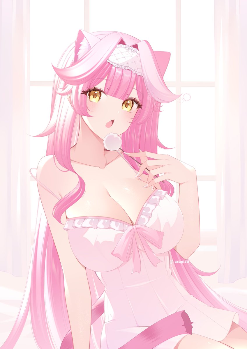 raora panthera (hololive and 1 more) drawn by usagisii