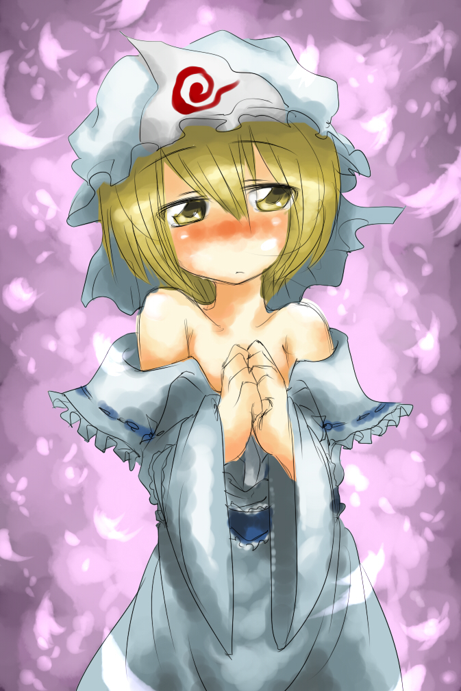 saigyouji yuyuko and lunasa prismriver (touhou) drawn by harusame_(unmei_no_ikasumi)