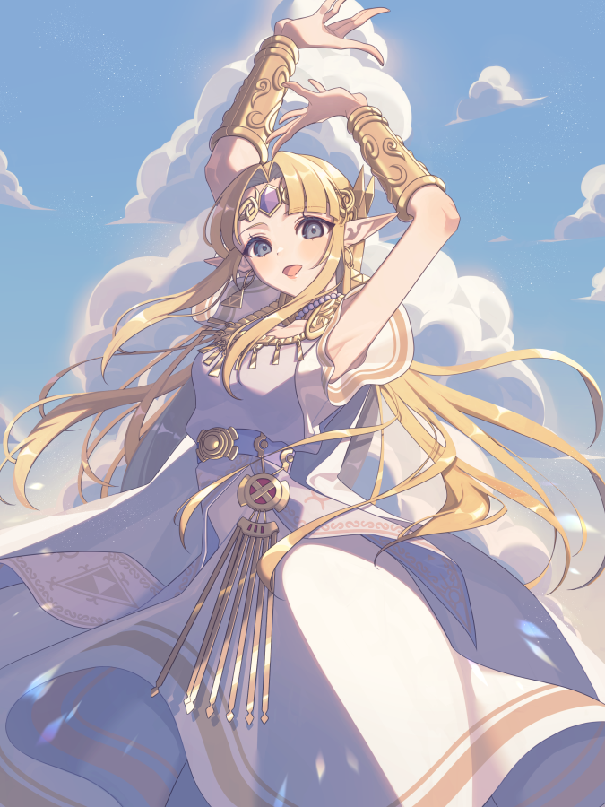 princess zelda (the legend of zelda and 2 more) drawn by miri_(cherryjelly)