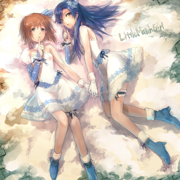 kisaragi chihaya and hagiwara yukiho (idolmaster and 1 more) drawn by shion_(kizuro)