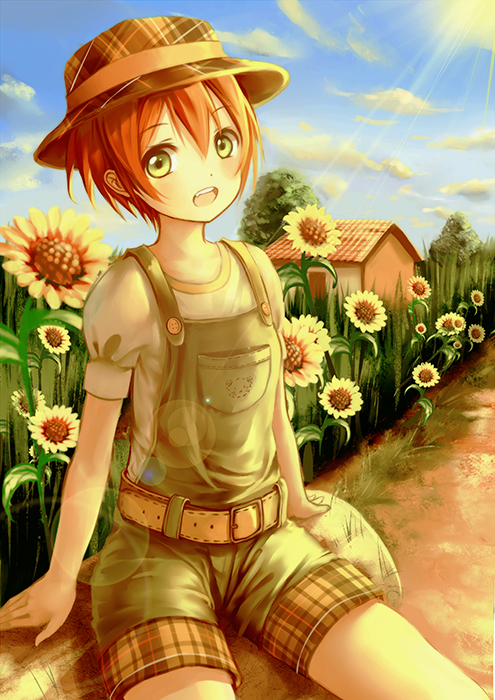 hoshizora rin (love live! and 1 more) drawn by clouble