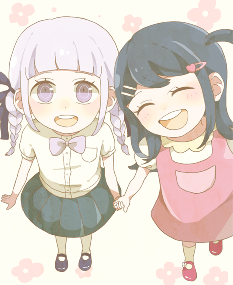 kirigiri kyoko and maizono sayaka (danganronpa and 1 more) drawn by mikuni_(open-ranka)