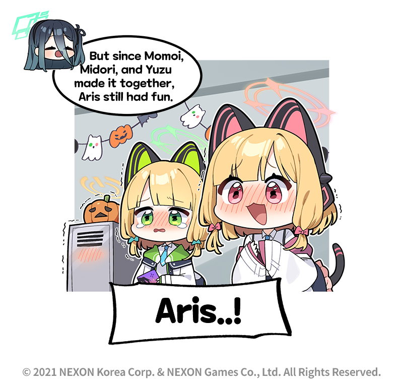 aris, momoi, midori, and yuzu (blue archive) drawn by donmin_h