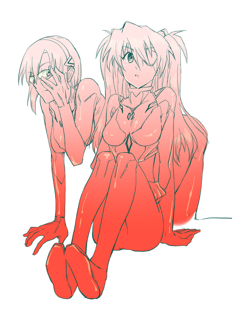 souryuu asuka langley and makinami mari illustrious (neon genesis evangelion and 2 more) drawn by o_deko