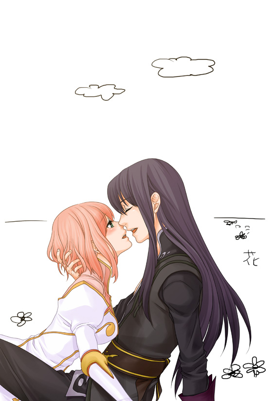 yuri lowell and estellise sidos heurassein (tales of and 1 more) drawn by nanoru