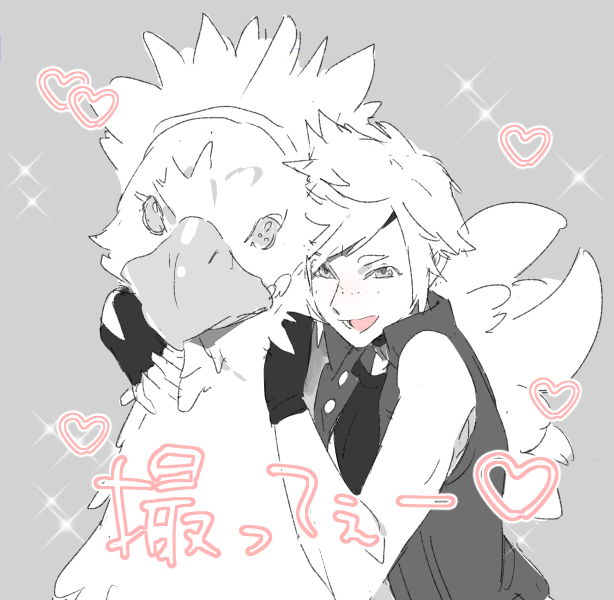 prompto argentum (final fantasy and 1 more) drawn by tmku