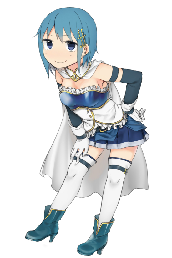 miki sayaka (mahou shoujo madoka magica) drawn by tsuduya_(knt31)