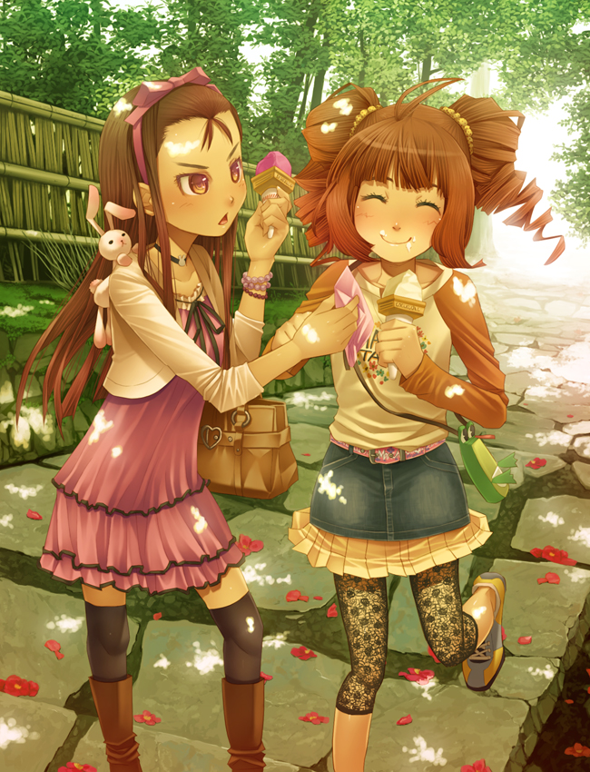 minase iori and takatsuki yayoi (idolmaster and 1 more) drawn by goe