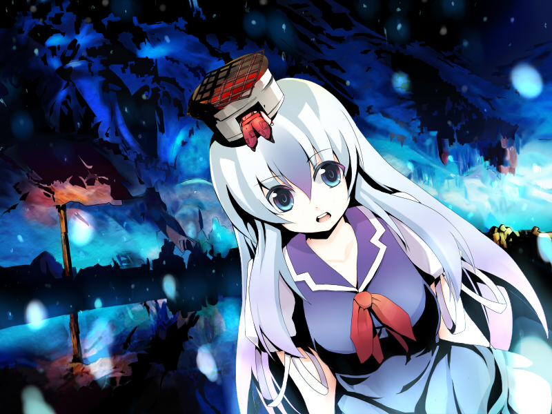 fujiwara no mokou and kamishirasawa keine (touhou) drawn by madara_hio
