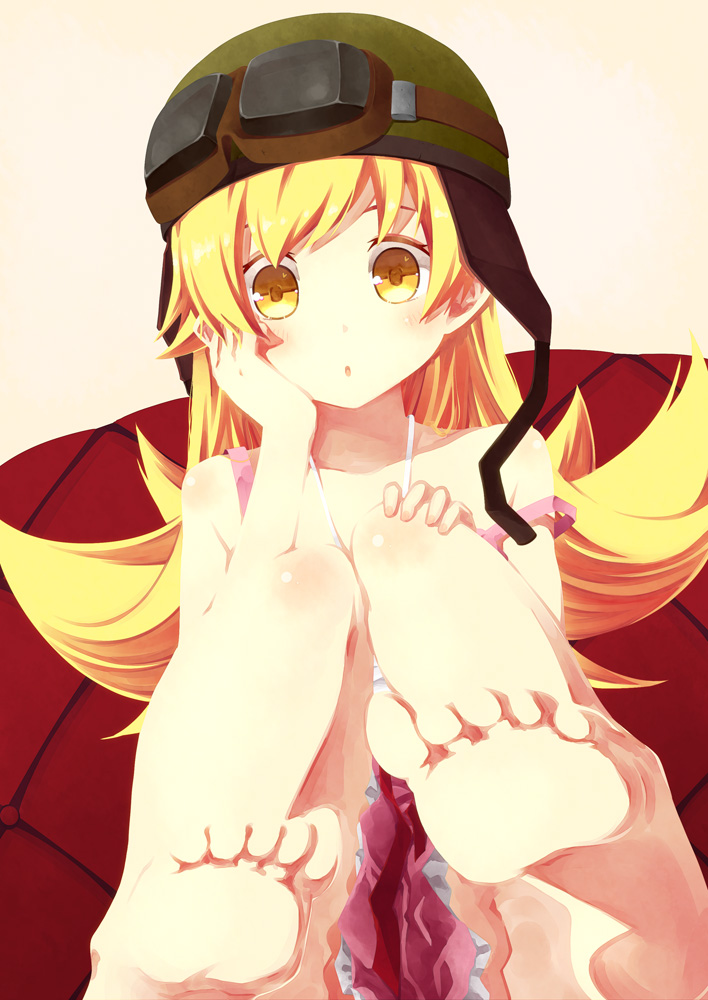oshino shinobu (monogatari and 1 more) drawn by kouji_(campus_life)