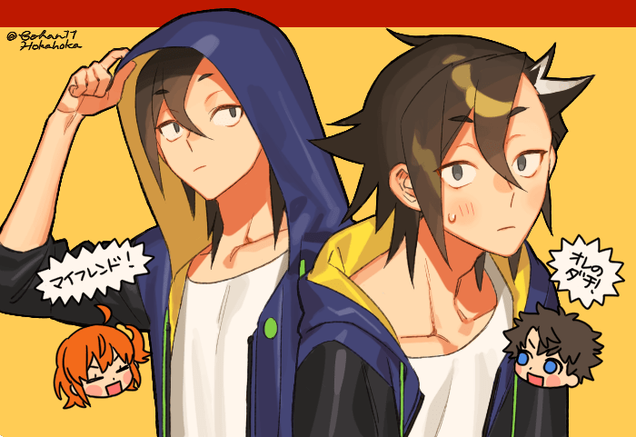 fujimaru ritsuka and mandricardo (fate and 1 more) drawn by sara_(kurome1127)