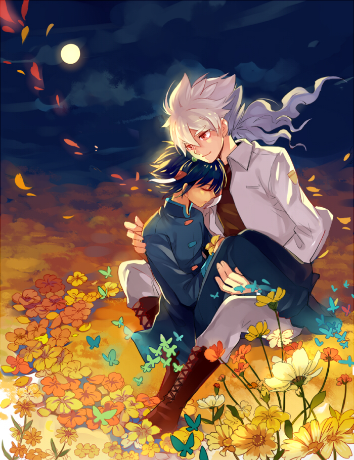 hakuryuu and shuu (inazuma eleven and 1 more) drawn by ricebutton