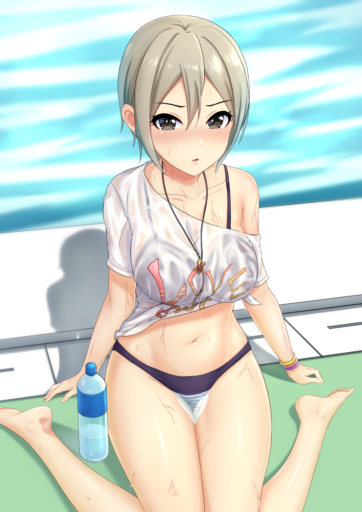 shiomi syuko (idolmaster and 1 more) drawn by miyazumi