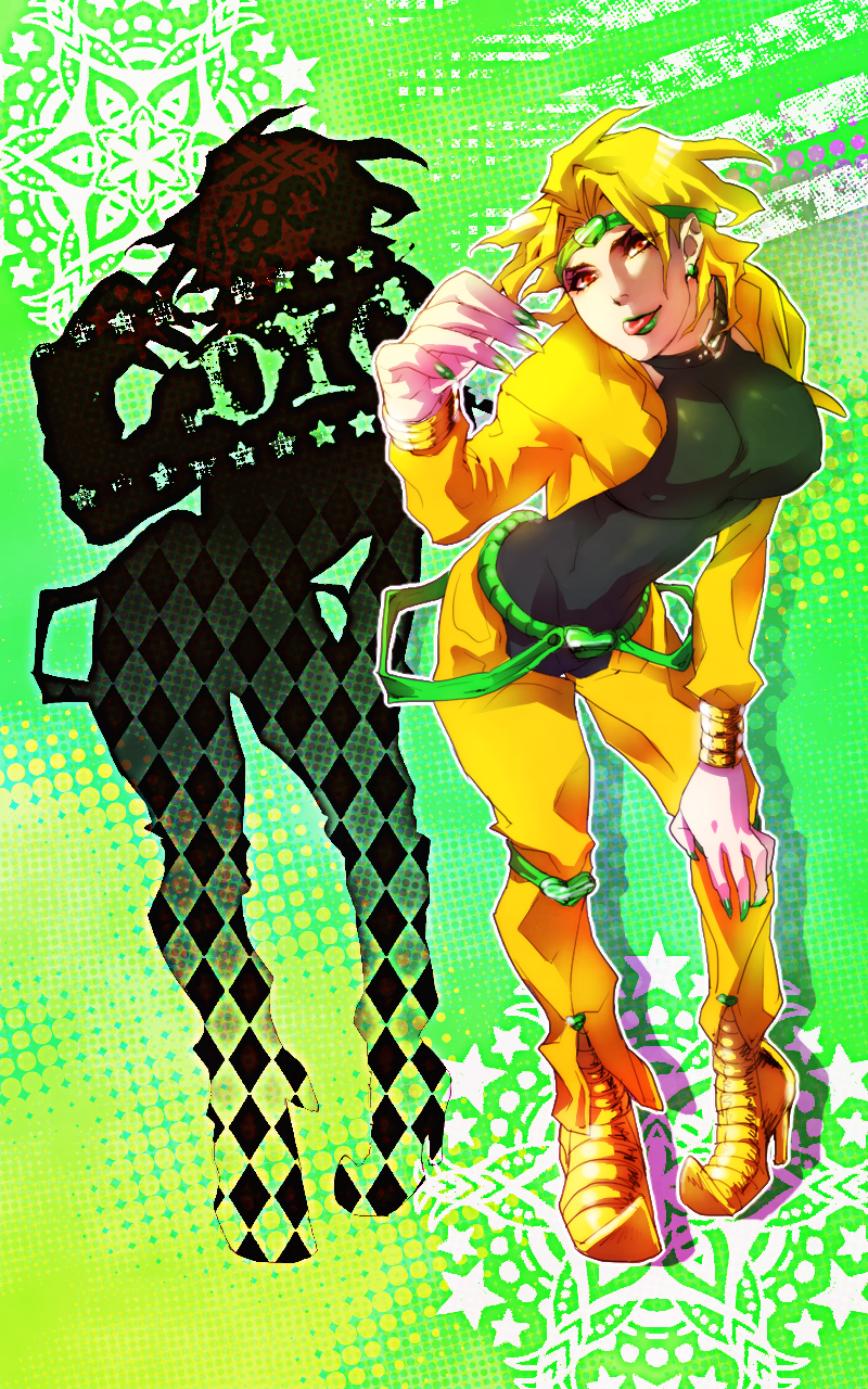 dio brando (jojo no kimyou na bouken and 1 more) drawn by v_(tit_mzmz)