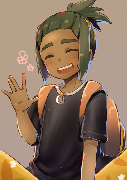 hau (pokemon and 1 more) drawn by 7c_(nanasi7c)