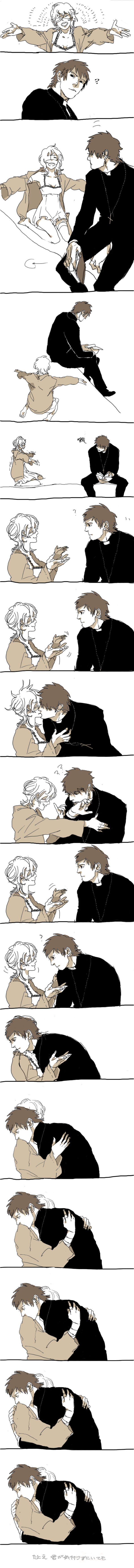 kotomine kirei and claudia hortensia (fate and 1 more) drawn by kimeido