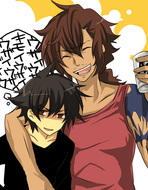setsuna f. seiei and ali al-saachez (gundam and 1 more) drawn by urakata_hajime