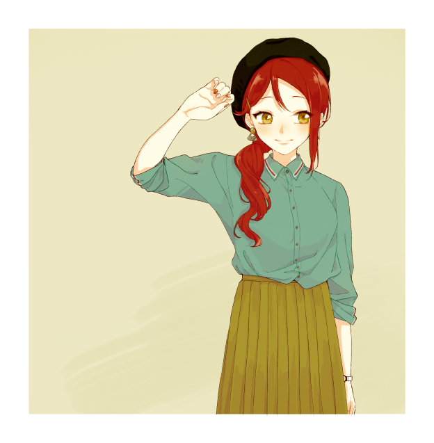sakurauchi riko (love live! and 1 more) drawn by azuma_(no488888)