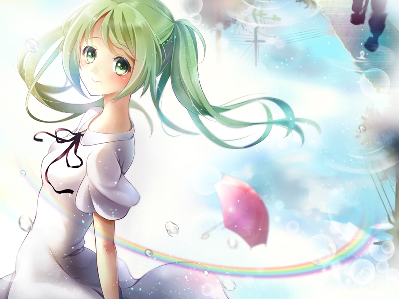hatsune miku (vocaloid) drawn by maronie.