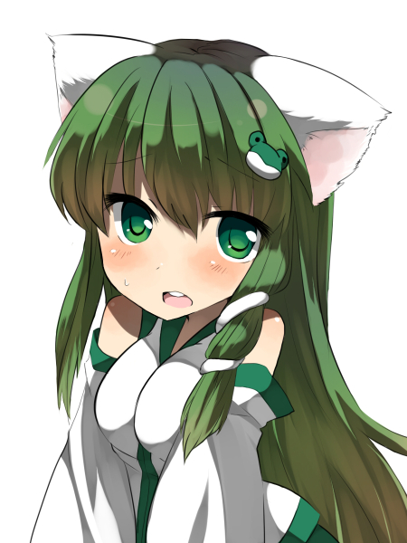 kochiya sanae (touhou) drawn by mikan_(ama_no_hakoniwa)