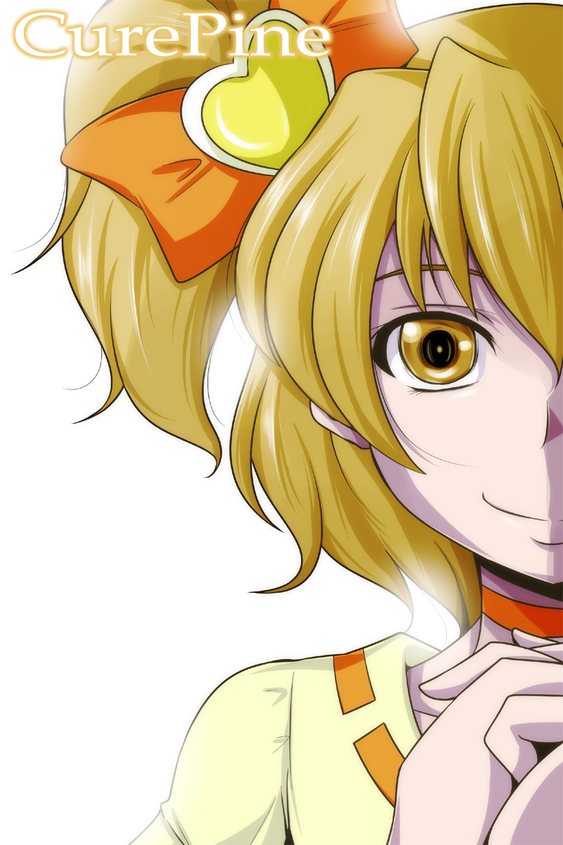 yamabuki inori and cure pine (precure and 1 more) drawn by nishi_koutarou