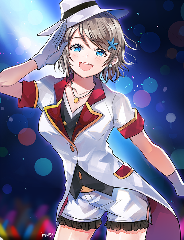watanabe you (love live! and 1 more) drawn by hyugo