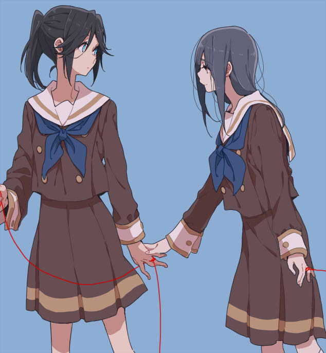 yoroizuka mizore and kasaki nozomi (hibike! euphonium and 1 more) drawn by ree_(re-19)