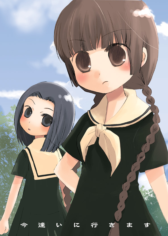 shimazu yoshino and arima nana (maria-sama ga miteru) drawn by hayashi_tsugumi