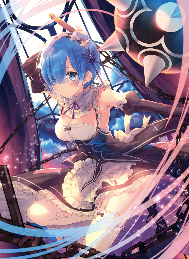 rem (re:zero kara hajimeru isekai seikatsu) drawn by necomi