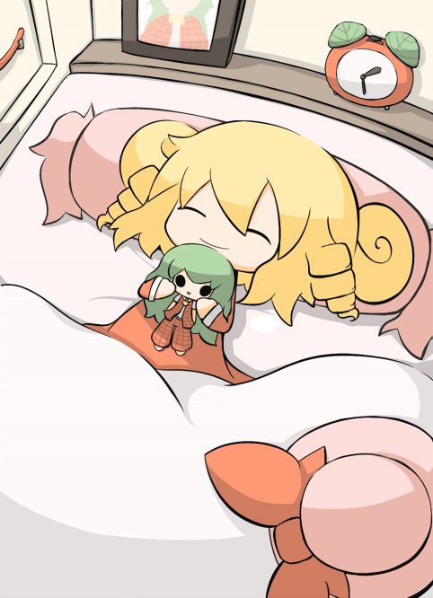kazami yuuka and elly (touhou) drawn by saku_(osake_love)