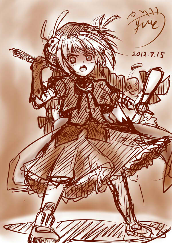 vita and graf eisen (lyrical nanoha and 2 more) drawn by hajime_kazuhito