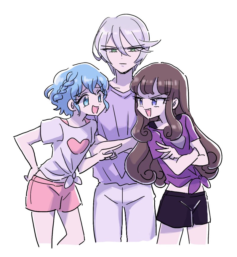 kurosu aroma, dorothy west, and shikyoin hibiki (pretty series and 1 more) drawn by rituyama1