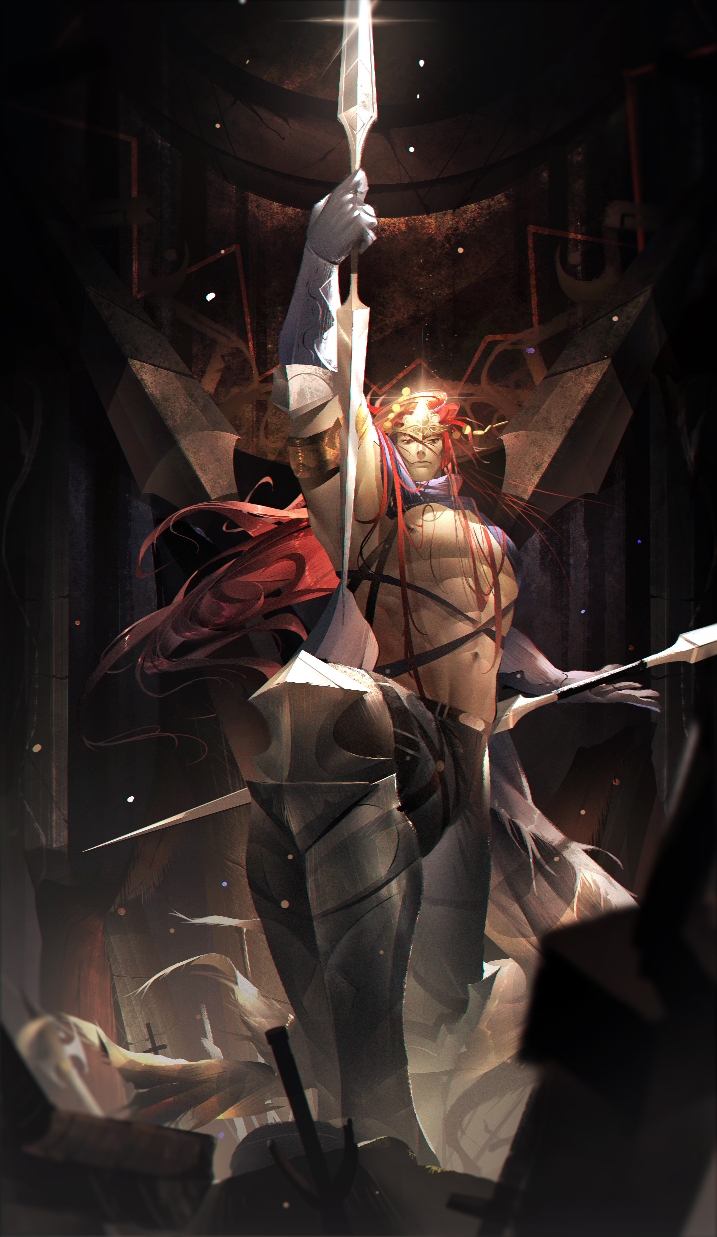gilgamesh (granblue fantasy and 2 more) drawn by mazyuan