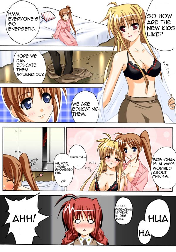 fate testarossa, takamachi nanoha, and vita (lyrical nanoha and 1 more)