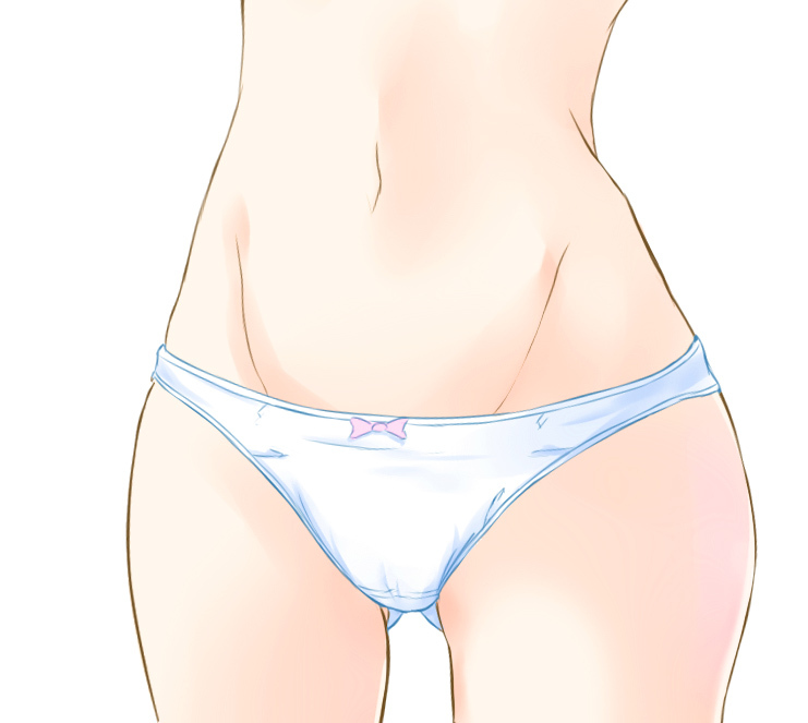Woman bikini anime panties