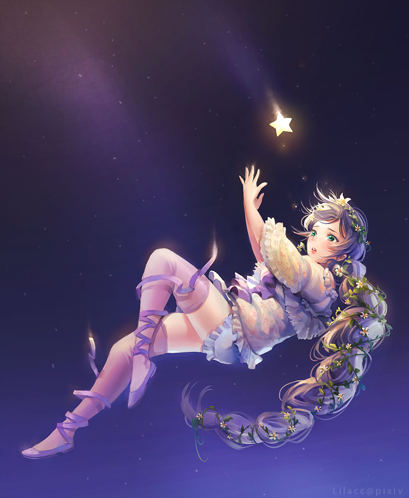 tojo nozomi (love live! and 2 more) drawn by lilaccu