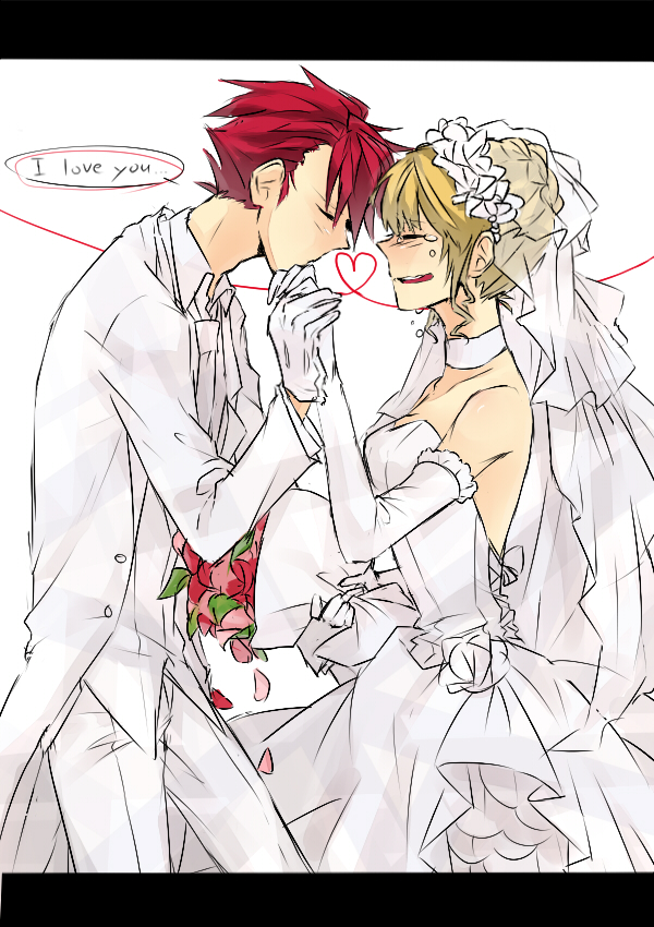 beatrice and ushiromiya battler (umineko no naku koro ni) drawn by mix_(wkupmix)