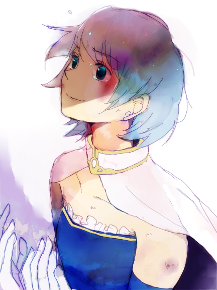 miki sayaka (mahou shoujo madoka magica) drawn by xxxceller